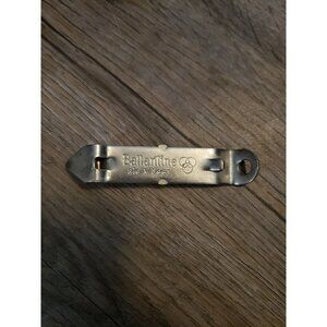 Opener Ballantine Ale Beer Vtg Vaughan Church Key Mini Keychain Sz HTF